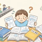 集団塾のペースに、追いつけない。